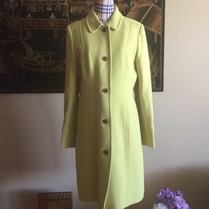 JCrew Citron Wool Coat Petite 12-14